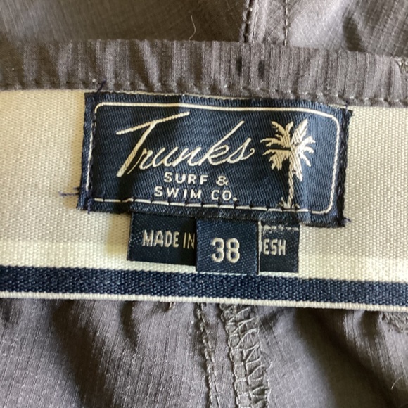 Trunks Surf & Swim Co All Day Tech Shorts ✅Mens ✅4 Way Stretch ✅ GREY Sz 38 - Picture 8 of 12